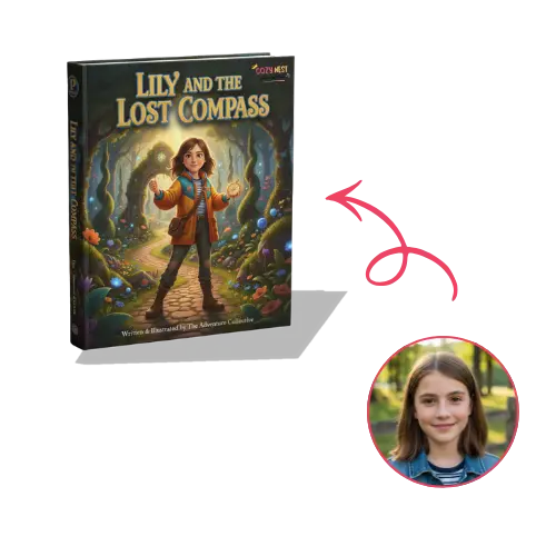 Another child becoming the hero of a personalised book